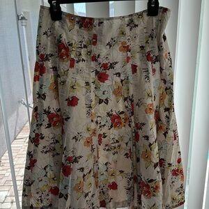 Cabi floral skirt Sz 6